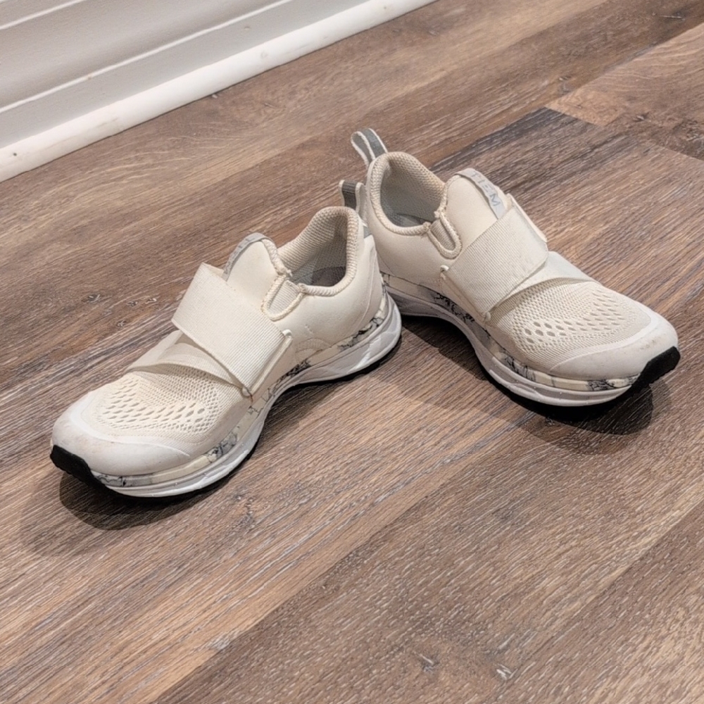 White TIEM Cycling Sneakers